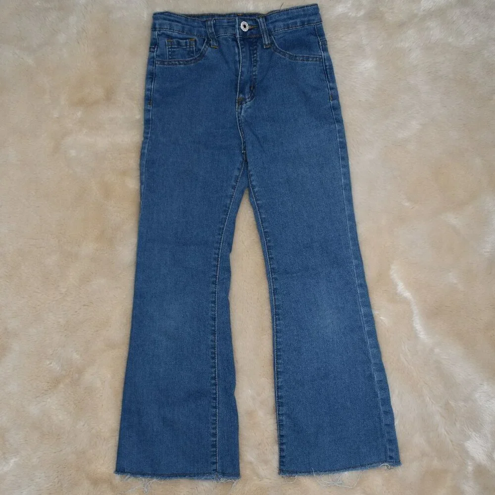 Girls Highrise Flare Jeans Bootcut Size 8/9